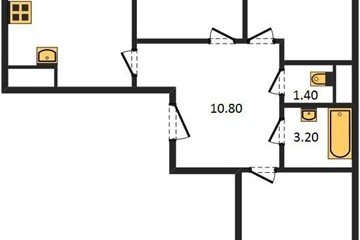 Фото №1: 3-комнатная квартира 76 м² - Краснодар, мкр. жилой комплекс Южане, ул. Даниила Смоляна, 65к1