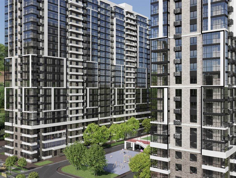 Фото №7: 1-комнатная квартира 39 м² - Краснодар, жилой комплекс Отражение, мкр. Прикубанский внутригородской округ, ул. Конгрессная, 41