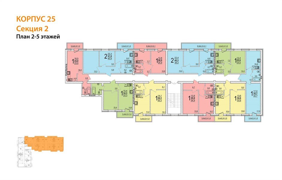 Фото №5: 1-комнатная квартира 35 м² - Новая Адыгея, мкр. жилой комплекс Дарград, ул. Тургеневское шоссе, 33/2к25