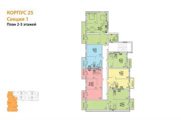 Фото №5: 1-комнатная квартира 34 м² - Новая Адыгея, мкр. жилой комплекс Дарград, ул. Тургеневское шоссе, 33/2к25