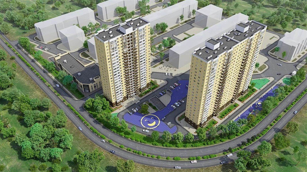 Фото №3: 3-комнатная квартира 63 м² - Краснодар, жилой комплекс Улыбка, ул. имени Героя Георгия Бочарникова, 2