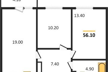 Фото №1: 2-комнатная квартира 56 м² - Краснодар, мкр. Прикубанский внутригородской округ, ул. имени Героя Георгия Бочарникова, 2к1