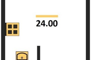 Фото №1: Студия 24 м² - Новая Адыгея, мкр. жилой комплекс Дарград, ул. Тургеневское шоссе, 33/2к33