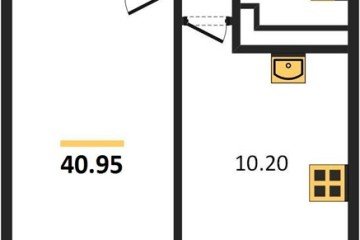 Фото №1: 1-комнатная квартира 40 м² - Краснодар, мкр. жилой комплекс Хорошая Погода, ул. Кирилла Россинского, 3/1