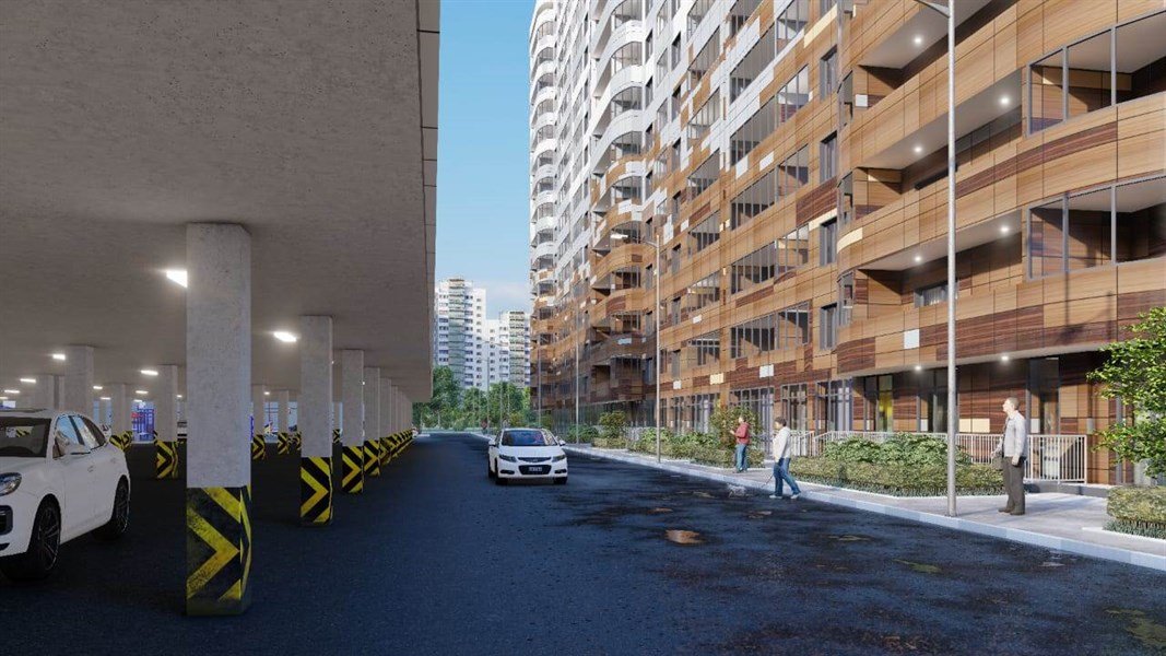 Фото №4: 1-комнатная квартира 44 м² - Краснодар, жилой комплекс Хорошая Погода, ул. Кирилла Россинского, 3/1к1