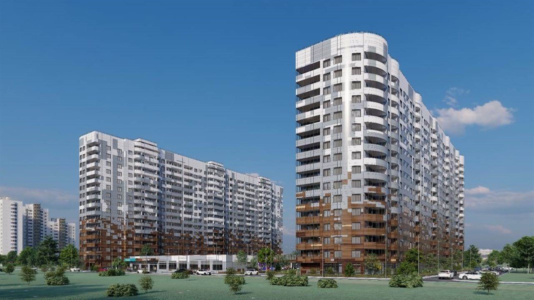 Фото №3: 1-комнатная квартира 43 м² - Краснодар, жилой комплекс Хорошая Погода, ул. Кирилла Россинского, 3/1к1