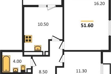 Фото №1: 2-комнатная квартира 51 м² - Краснодар, мкр. жилой комплекс Южане, ул. Даниила Смоляна, 71к2