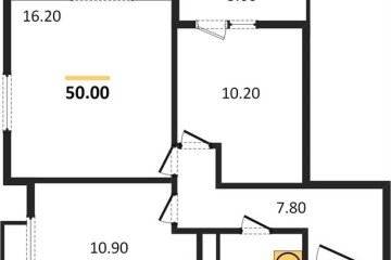 Фото №1: 2-комнатная квартира 50 м² - Краснодар, мкр. жилой комплекс Южане, ул. Даниила Смоляна, 71к2