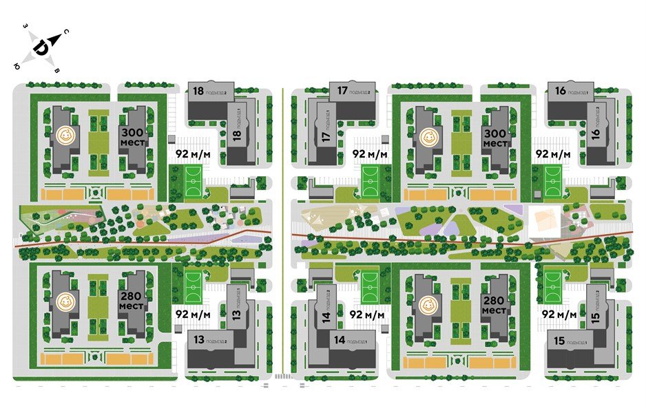 Фото №2: 3-комнатная квартира 89 м² - Краснодар, Прикубанский внутригородской округ, мкр. жилой комплекс Самолёт-3