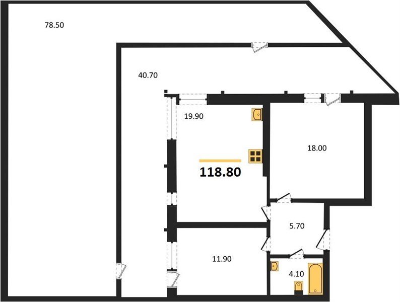 Фото №1: 2-комнатная квартира 100 м² - Краснодар, Прикубанский внутригородской округ, мкр. жилой комплекс Самолёт-3, ул. Константина Гондаря, 91