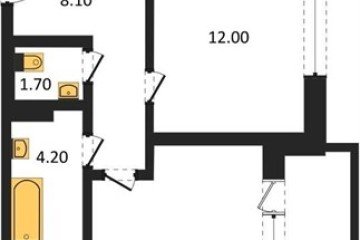 Фото №1: 2-комнатная квартира 74 м² - Краснодар, мкр. жилой комплекс Нeo-квартал Красная Площадь, ул. им. Мурата Ахеджака, 12