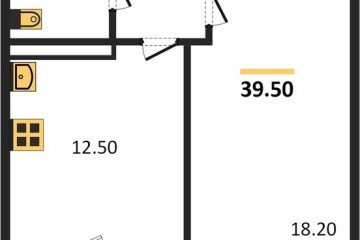 Фото №1: 1-комнатная квартира 39 м² - Краснодар, мкр. Прикубанский внутригородской округ, ул. им. Мурата Ахеджака, 12к1