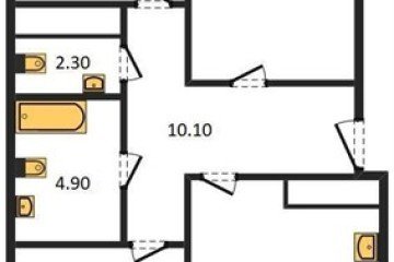 Фото №1: 3-комнатная квартира 89 м² - Краснодар, мкр. жилой комплекс Все Свои, ул. Колхозная, 5/2