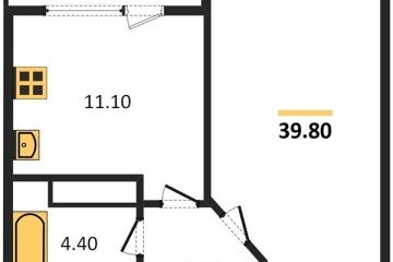 Фото №1: 1-комнатная квартира 38 м² - Краснодар, мкр. жилой комплекс Все Свои, ул. Колхозная, 5/2