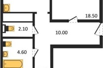 Фото №1: 2-комнатная квартира 71 м² - Краснодар, мкр. жилой комплекс Все Свои, ул. Колхозная, 5/2к1