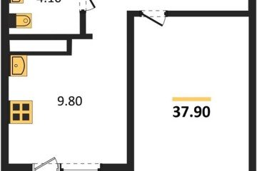 Фото №1: 1-комнатная квартира 36 м² - Краснодар, мкр. жилой комплекс Все Свои, ул. Колхозная, 5/2к1