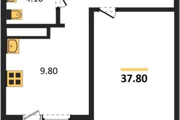 Фото №1: 1-комнатная квартира 36 м² - Краснодар, мкр. жилой комплекс Все Свои, ул. Колхозная, 5/2к1