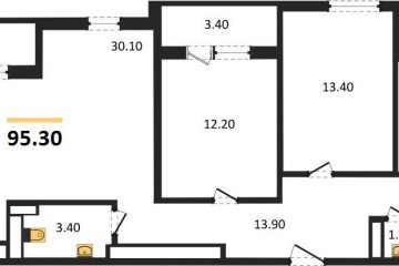 Фото №1: 3-комнатная квартира 94 м² - Краснодар, мкр. жилой комплекс Все Свои, ул. Колхозная, 5/2к1