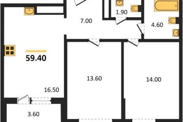Фото №1: 2-комнатная квартира 58 м² - Краснодар, мкр. жилой комплекс Все Свои, ул. Колхозная, 5/2к1