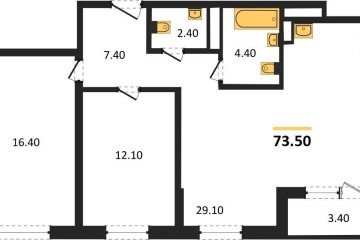 Фото №1: 2-комнатная квартира 72 м² - Краснодар, мкр. жилой комплекс Все Свои, ул. Колхозная, 5/2к1