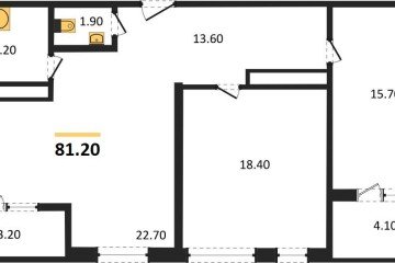Фото №1: 2-комнатная квартира 80 м² - Краснодар, мкр. жилой комплекс Все Свои, ул. Колхозная, 5/2к1
