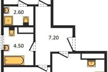 Фото №1: 2-комнатная квартира 68 м² - Краснодар, мкр. жилой комплекс Все Свои, ул. Колхозная, 5/2