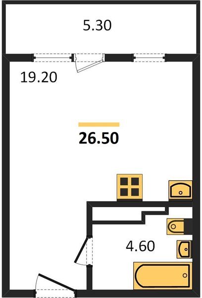Фото №1: Студия 26 м² - Краснодар, жилой комплекс Все Свои, ул. Колхозная, 5/2