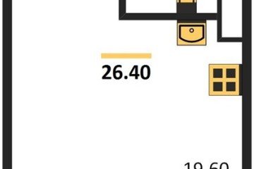 Фото №1: Студия 25 м² - Краснодар, мкр. жилой комплекс Все Свои, ул. Колхозная, 5/2