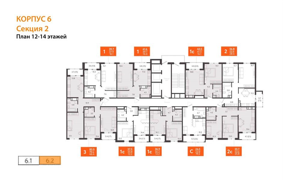 Фото №9: 2-комнатная квартира 55 м² - Краснодар, ЖК Все Свои Вип, Центральный внутригородской округ, Табачная Фабрика, мкр. жилой комплекс Все Свои, ул. Колхозная, 5/2