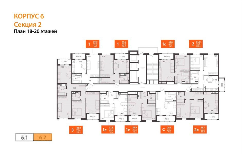 Фото №9: 2-комнатная квартира 55 м² - Краснодар, жилой комплекс Все Свои, ул. Колхозная, 5/2