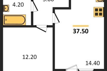 Фото №1: 1-комнатная квартира 37 м² - Краснодар, мкр. жилой комплекс Все Свои, ул. Колхозная, 5/2