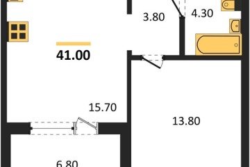 Фото №1: 1-комнатная квартира 40 м² - Краснодар, мкр. жилой комплекс Все Свои, ул. Колхозная, 5/2