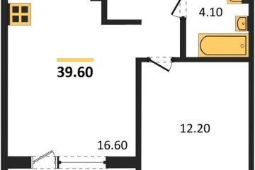 Фото №1: 1-комнатная квартира 38 м² - Краснодар, мкр. жилой комплекс Все Свои, ул. Колхозная, 5/2