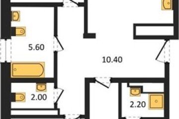 Фото №1: 3-комнатная квартира 90 м² - Краснодар, мкр. жилой комплекс Все Свои, ул. Колхозная, 5/2