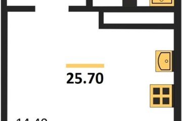 Фото №1: Студия 24 м² - Краснодар, мкр. жилой комплекс Все Свои, ул. Колхозная, 5/2