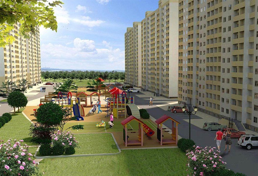 Фото №4: 1-комнатная квартира 35 м² - Краснодар, Прикубанский внутригородской округ, жилой комплекс Славянка, мкр. Славянский, ул. Заполярная, 39к9