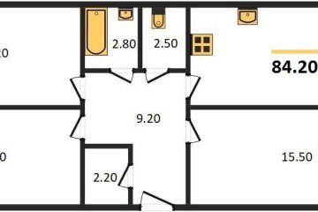 Фото №1: 3-комнатная квартира 84 м² - Краснодар, мкр. Прикубанский внутригородской округ, ул. Ивана Беличенко, 103к1
