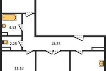 Фото №1: 3-комнатная квартира 80 м² - Краснодар, мкр. Камвольно-суконный Комбинат, 