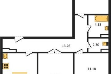 Фото №1: 3-комнатная квартира 80 м² - Краснодар, мкр. Камвольно-суконный Комбинат, 
