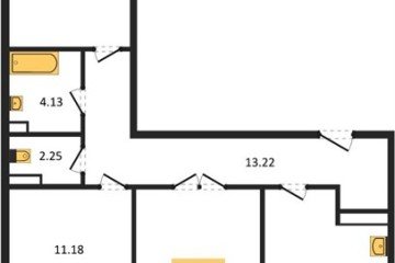 Фото №1: 3-комнатная квартира 79 м² - Краснодар, мкр. Камвольно-суконный Комбинат, 