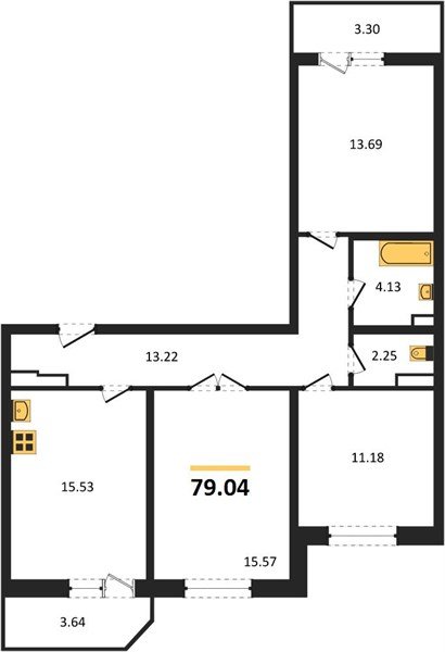 Фото №1: 3-комнатная квартира 80 м² - Краснодар, Карасунский внутригородской округ, Камвольно-суконный Комбинат, мкр. ЖК Урал