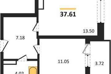 Фото №1: 1-комнатная квартира 39 м² - Краснодар, мкр. Камвольно-суконный Комбинат, 