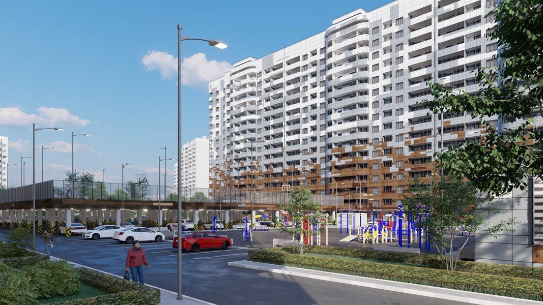 Фото №2: 1-комнатная квартира 42 м² - Краснодар, жилой комплекс Хорошая Погода, ул. Кирилла Россинского, 3/2
