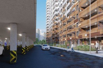 Фото №3: 1-комнатная квартира 43 м² - Краснодар, мкр. жилой комплекс Хорошая Погода, ул. Кирилла Россинского, 3/2
