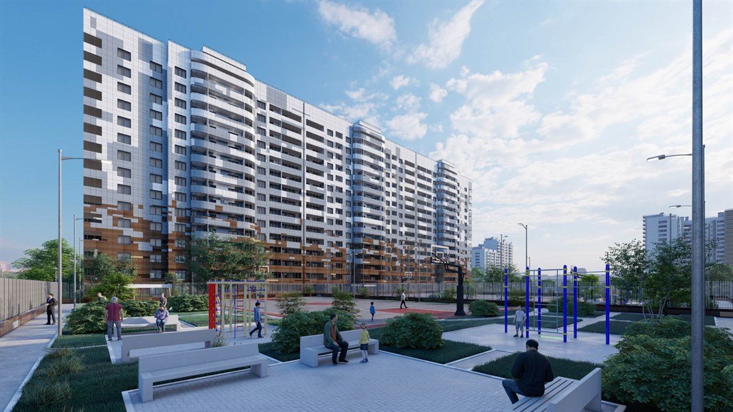 Фото №4: 1-комнатная квартира 43 м² - Краснодар, жилой комплекс Хорошая Погода, ул. Кирилла Россинского, 3/2