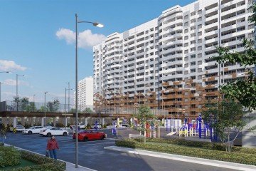 Фото №2: 1-комнатная квартира 42 м² - Краснодар, мкр. жилой комплекс Хорошая Погода, ул. Кирилла Россинского, 3/2