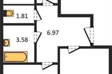 Фото №1: 2-комнатная квартира 64 м² - Знаменский, мкр. Родные Просторы, ул. Природная, 10Бк21