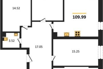 Фото №1: 4-комнатная квартира 108 м² - Знаменский, мкр. Родные Просторы, 