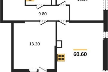 Фото №1: 2-комнатная квартира 60 м² - Краснодар, мкр. Прикубанский внутригородской округ, ул. Ивана Беличенко, 92к4