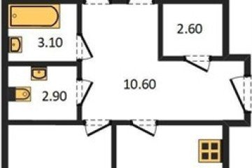 Фото №1: 3-комнатная квартира 86 м² - Краснодар, мкр. Прикубанский внутригородской округ, ул. Ивана Беличенко, 92к4